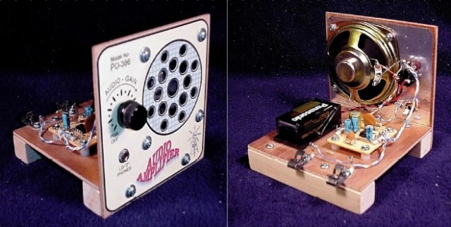 Peebles Originals 386 IC audio amplifier kit
