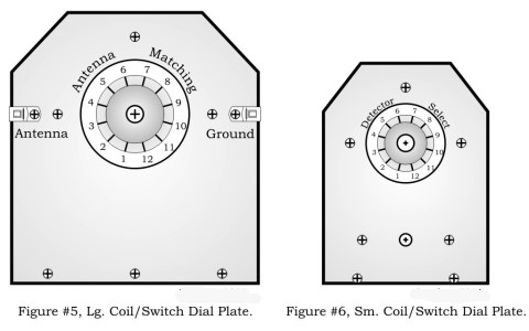 Peebles Originals AM Loose Coupler Crystal Radio, Side Panels Drawing