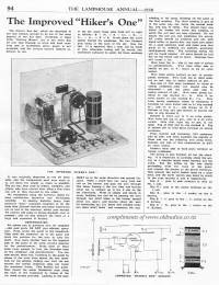 Hiker's Radio Article, 1938