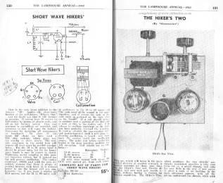 Hiker's Radio Article, 1942