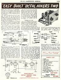 Hiker's Radio Article, 1952